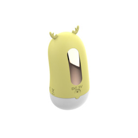 2 en 1 Stimulateur clitoridien par vibrations et par langue USB Cerf 